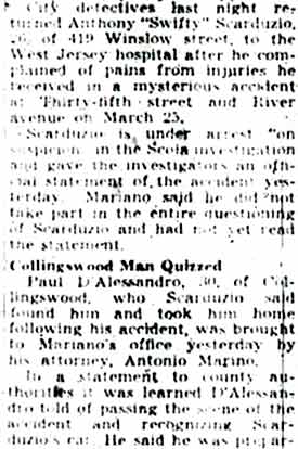 Police Scour Phila for Scola Witness (continued)
