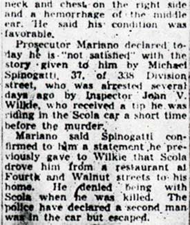 Police Scour Phila for Scola Witness (continued)