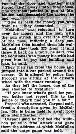 Camden Courier-Post, August 14, 1936 — suspects