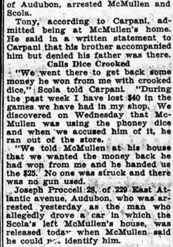 Camden Courier-Post August 15, 1936 - Vincent Scola article photo 3