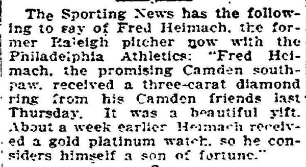 Danville Bee article, July 17, 1922