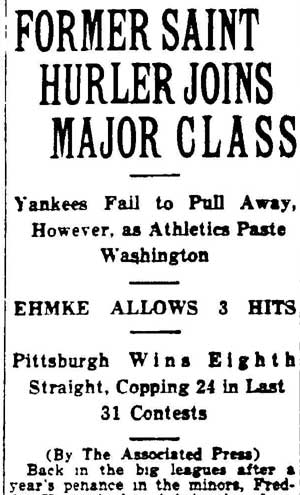 Bismarck Tribune article, August 28, 1928, part 1