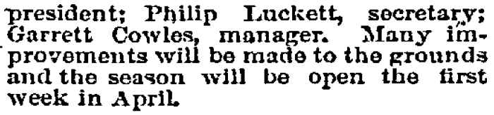 Camden Club Reorganized, Philadelphia Inquirer, March 13, 1893, part 2