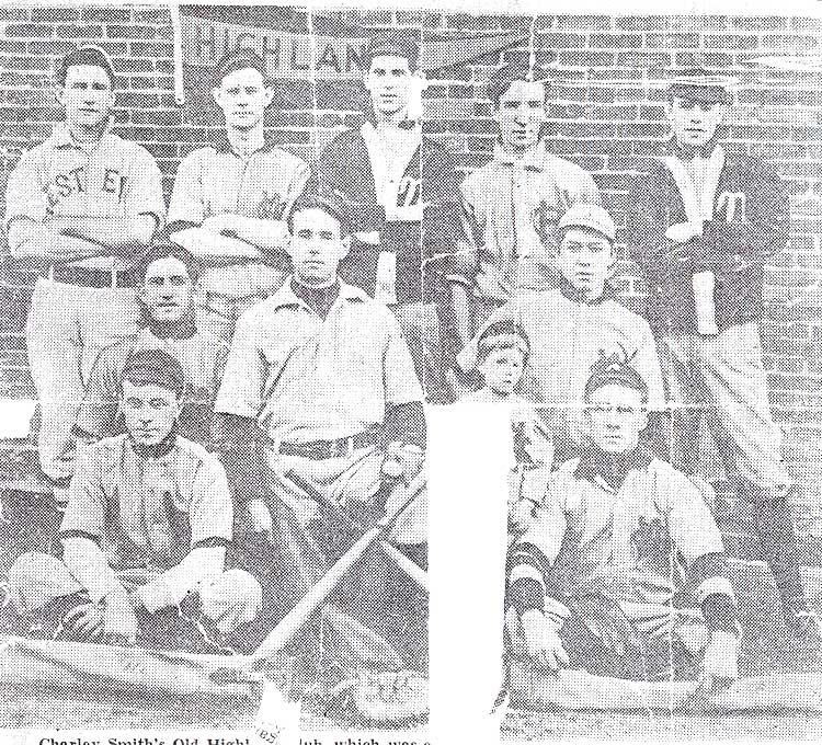 Old Highland Baseball Club, North Camden, New Jersey, early 1900s