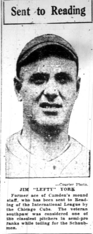 Jim 'Lefty' York portrait