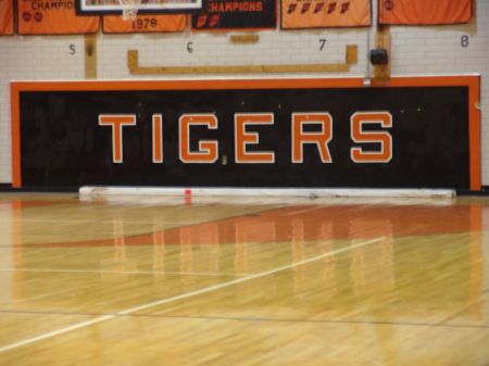 William Smothers Gymnasium basketball court