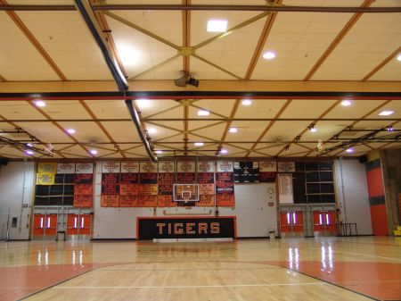 William Smothers Gymnasium wall display