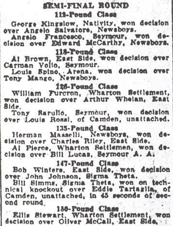 Cedar Boxing Tournament, April 25, 1936, page 5