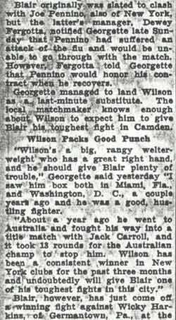 Local Italian to Face Task at Civic Hall (continued) — Camden Courier-Post, October 14, 1936
