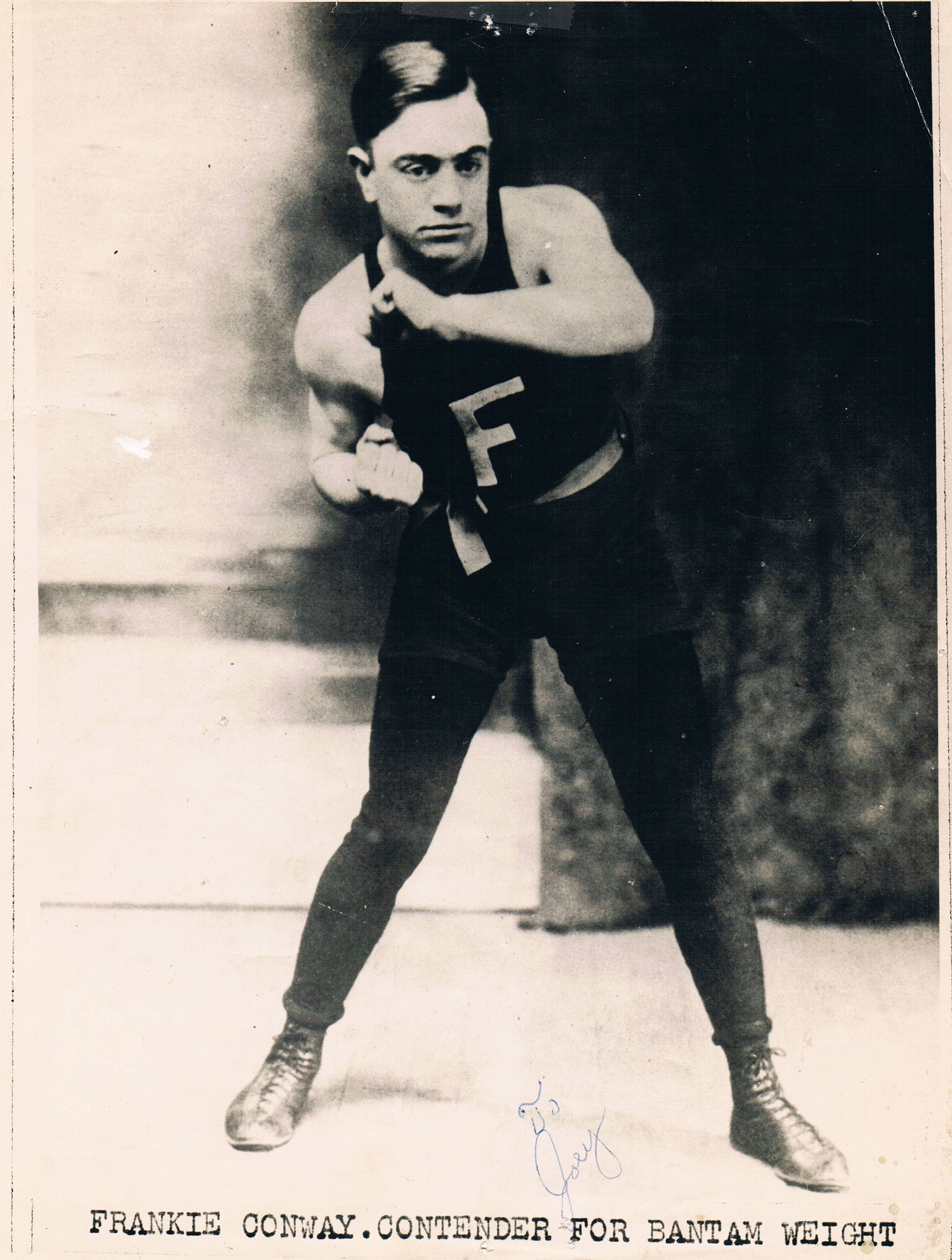 Frankie Conway boxing photo
