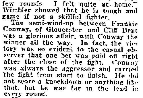 Philadelphia Inquirer, March 1921, article continuation