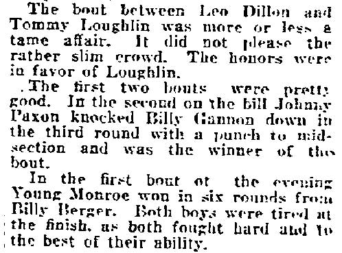 Philadelphia Inquirer, March 1921, article continuation