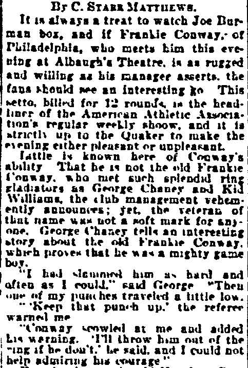 Baltimore Sun, January 24, 1919, article continuation