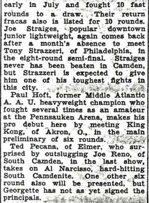 Walcott, Ketchell in Return Go Here (continued) — Camden Courier-Post, August 26, 1936