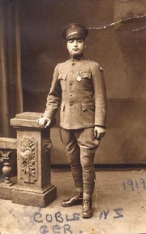 Joe Borsa, Coblenz, Germany, 1919