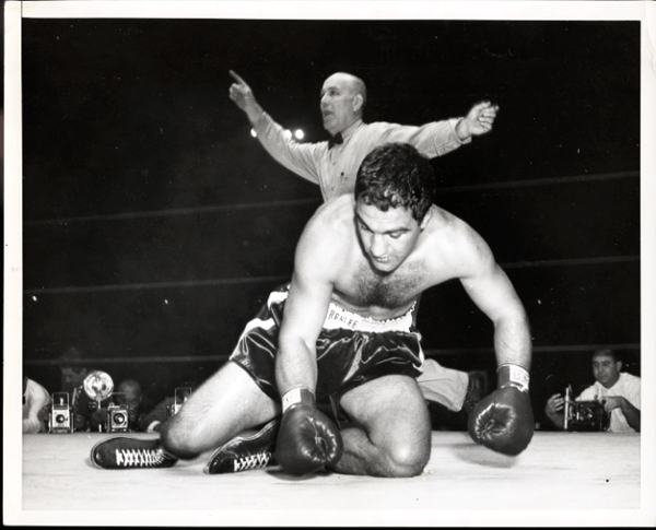 Jersey Joe Walcott vs. Rocky Marciano — knockout sequence
