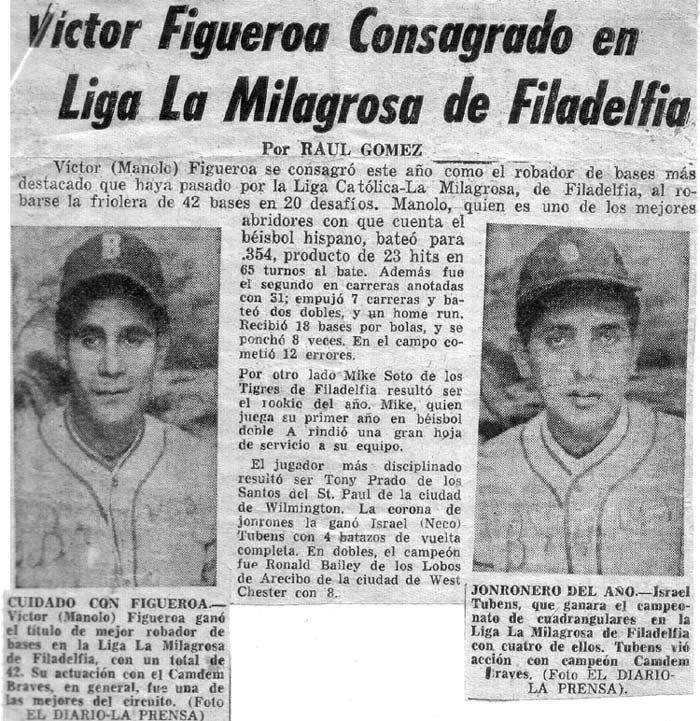 Víctor Figueroa Consagrado en Liga La Milagrosa de Filadelfia — El Diario-La Prensa
