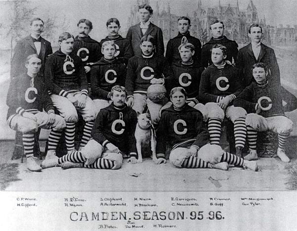 1895-96 Camden Electrics team photo