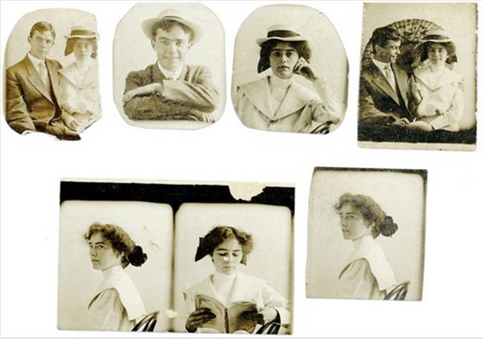 Photo gallery of Horace and Gertrude Parker, circa 1906