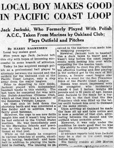 Camden Courier-Post, May 2, 1934 — Sig Jakucki