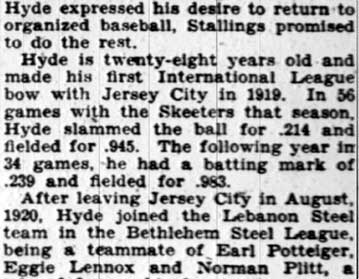 Camden Courier-Post, January 26, 1928 — Joe Hyde (part 4)