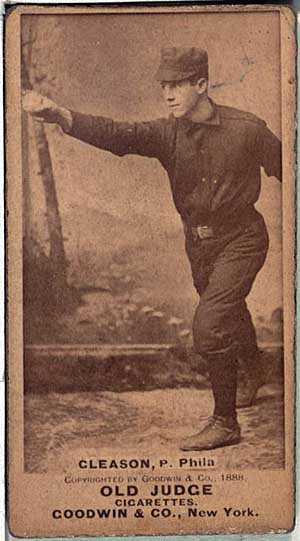 Kid Gleason with the Philadelphia Phillies, 1888