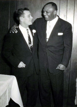 Lew Skymer with Jersey Joe Walcott