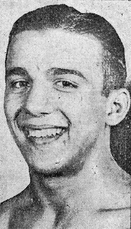 Mickey Blair, Camden lightweight boxer, October 1931