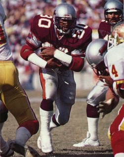 Mike Rozier with the Jacksonville Bulls