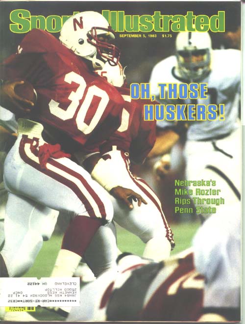 Mike Rozier on the cover of Sports Illustrated, September 5, 1983