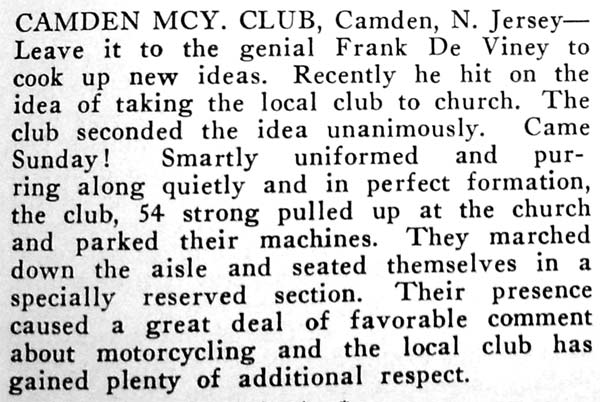 Harley Davidson Enthusiast magazine, February 1937