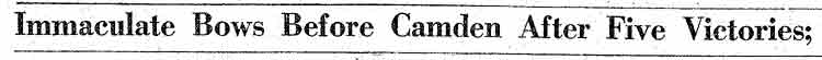 Camden Evening Courier sports page header, January 24, 1927