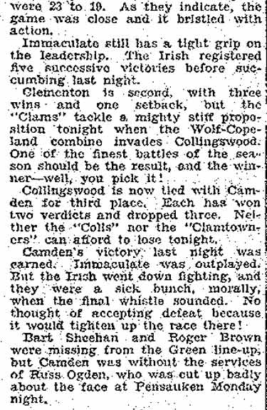 Laxton Scintillates in First Irish Defeat — page 2