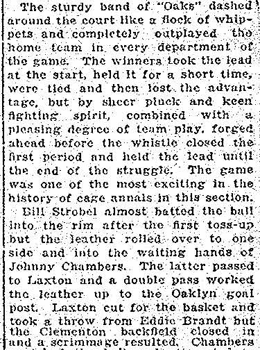 Ott Laxton Features in Thrilling Battle — continued