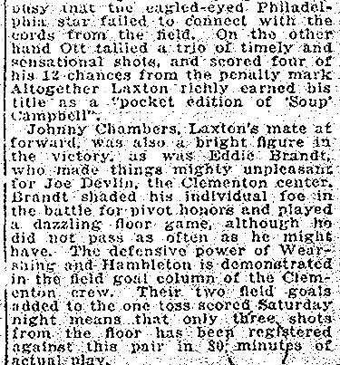 Ott Laxton Features in Thrilling Battle — continued