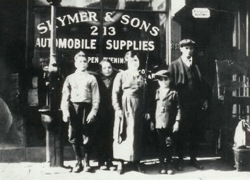 Thomas A. and Mary Skymer with sons Lew, Tommy J. and Albert