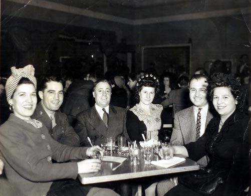 Tommy and Josephine Skymer with friends, including Mr. and Mrs. Joseph Costanza