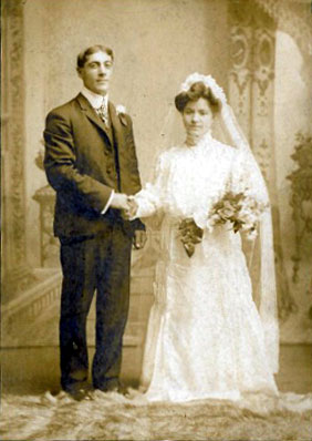 Thomas and Mary Skymer wedding photo