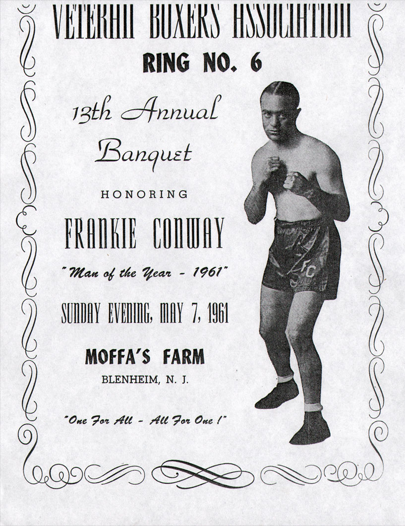 VBA Ring No. 6 banquet, page 1