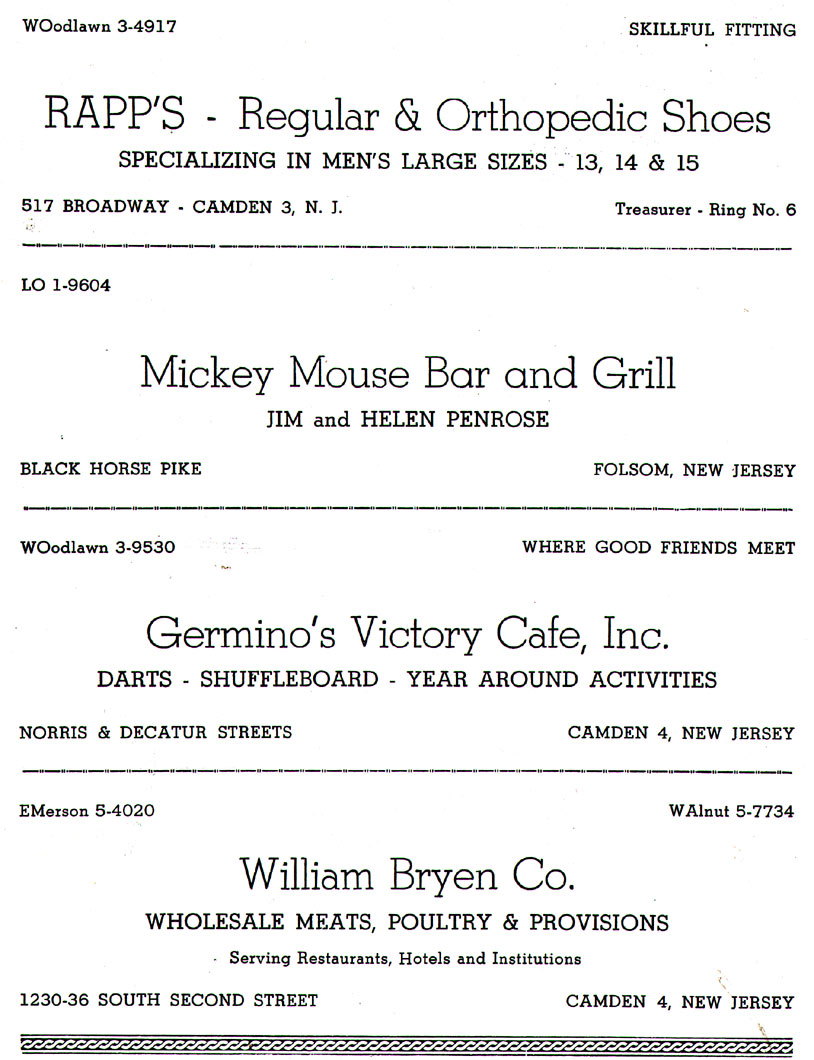VBA Ring No. 6 banquet, page 22