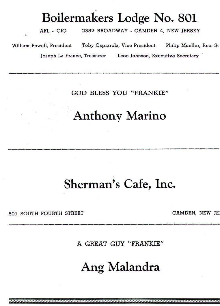 VBA Ring No. 6 banquet, page 25