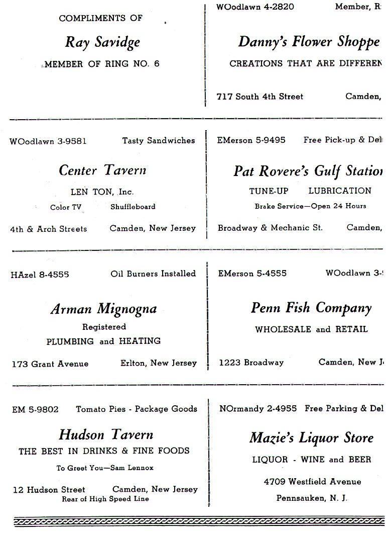 VBA Ring No. 6 banquet, page 31