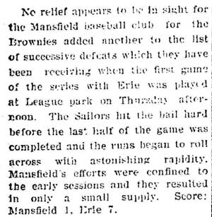 Mansfield Ohio News, July 28, 1911 — part 1