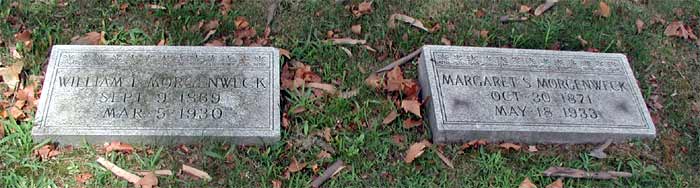 Morgenweck grave marker detail