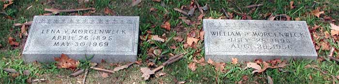 Morgenweck grave marker detail
