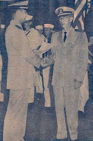 Carl Ceciro with cadets
