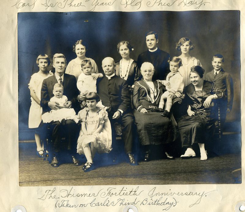 Carl Weber family photo, August 1925
