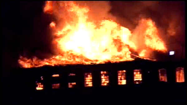 Howland Croft fire, Channel 6 Action News photo