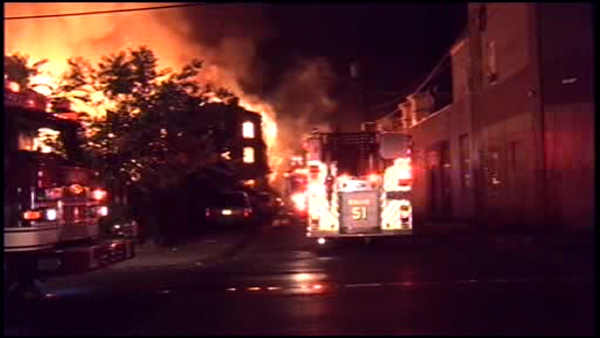 Howland Croft fire, Channel 6 Action News photo