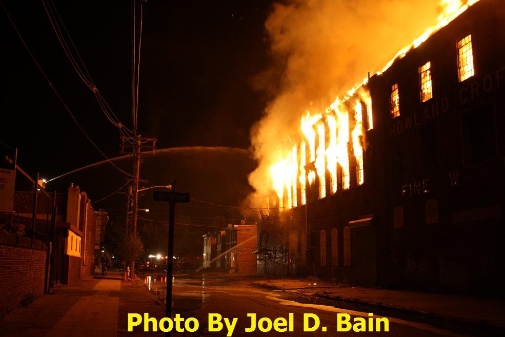 Howland Croft fire, June 11, 2011